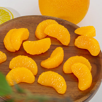 100PCS/bag Grosir Mini Orange Vent Squishy Buah Realistis Slow Rising Pereda Stres Mainan Sensorik Fidget Hadiah Pesta Grosir