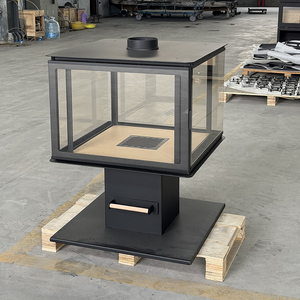 Camiol Cast Iron Wood <strong>Burning</strong> Stove with Modern <strong>Log</strong> Burner Design for Home Heating-Durable Eco-Friendly Long-<strong>Burning</strong> Performance - Product Image 3
