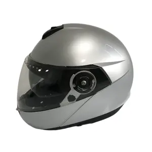 999新しいデザインのABSダブルバイザー安全フリップアップアダルトストリートオートバイヘルメット
