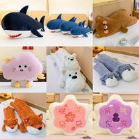 Oreillers en peluche personnalisés pour enfants, jouets en peluche pour garçons, vente chaude en usine, oreillers en peluche pour la sieste