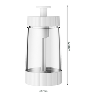 Conjunto de Potes Herméticos Retangulares Transparentes de Plástico PP Ecológico LOVFE para Temperos, Saleiro e Frascos de Especiarias à Prova de Umidade - Product Image 6