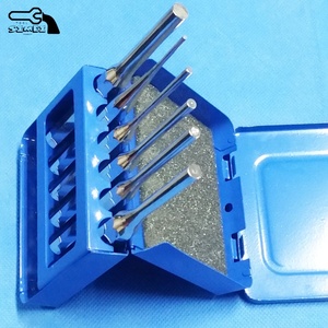 Bán Buôn 6 Cái Thép Bát Giác Xử Lý Hình Trụ <span class=keywords><strong>Punch</strong></span> Set Với Trường Hợp Kim Loại Gói - Product Image 3