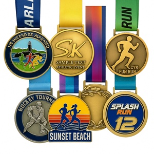 Medalla Deportiva de Metal en Blanco para Personalizar, Medalla de Oro 2D/3D para Maratón, Taekwondo, Natación, Venta al Por Mayor - Product Image 6