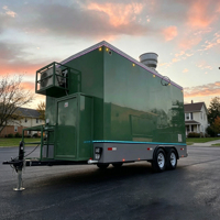 Remorque alimentaire personnalisée à vendre, camion de restauration entièrement équipé, chariot de service multifonctionnel avec numéro VIN pour burgers, pizzas, barbecues, glaces