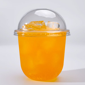 Tùy chỉnh bán buôn của dùng một lần trong suốt nhựa Mini Cake <span class=keywords><strong>cup</strong></span> Ice Cream tráng miệng <span class=keywords><strong>cup</strong></span> 12oz nhựa Tumbler với nắp - Product Image 4