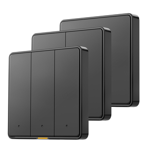 Interruptor Inteligente Tuya Zigbee 3.0, Panel Táctil, Interruptor <span class=keywords><strong>de</strong></span> Luz <span class=keywords><strong>de</strong></span> Pared, Sin Neutro, Sin Condensador, Compatible con Alexa y Google Home - Product Image 1