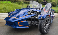 Trike Ztr à essence 3 roues ATV 350cc moto tout-terrain course Go Cart Quad Bike