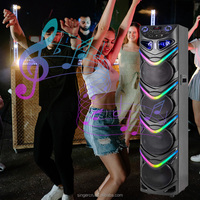 Altavoz Karaoke Bluetooth para Exteriores CH-1040 de 10 Pulgadas con Función de Soporte para Teléfono, Caja de Música DJ Inalámbrica con Bajos, Adecuado para Cine en Casa/Club