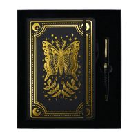 Livre de tarot cahier A5 de grande valeur coffret cadeau livre d'enregistrement transfrontalier Logo personnalisable
