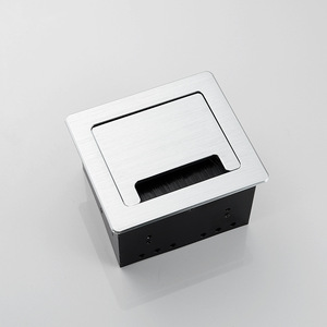 탁상용 숨김형 사각 소켓, 3개의 AC 콘센트와 수납함 포함 - Product Image 2