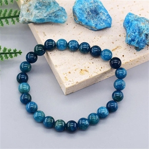 Bracelet en <span class=keywords><strong>Apatite</strong></span> <span class=keywords><strong>Bleue</strong></span> Naturelle YINGLAI en Gros, Cristaux Polis et Sculptés en <span class=keywords><strong>Apatite</strong></span> <span class=keywords><strong>Bleue</strong></span>, <span class=keywords><strong>Pierre</strong></span> de Guérison pour Collection d'Art - Product Image 2