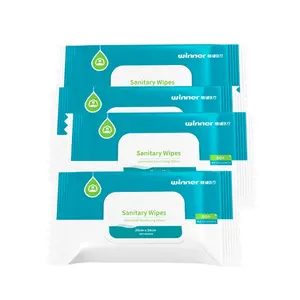 Winner Factory Direct Selling Custom Eco-Friendly Wet Wipes Object Surface Cleaning Wipes Kitchen Wipes
