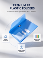 Carpeta de Archivo Decorativa Expandible de Material PP, Tamaño A4, para Presentación de Documentos en Papel Personalizado
