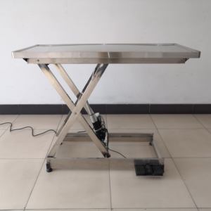 Table d'opération en acier inoxydable pour animaux, conception durable pour les interventions sur chiens, chats et lapins - Product Image 5