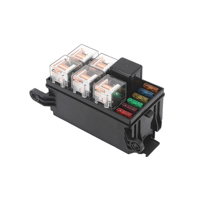6 Way Auto Relay Fuse Box Assembly 12/24V40A Relay Car Insurance Tablets Fuse Mounting Fuse Box RV Master Control Junction Box