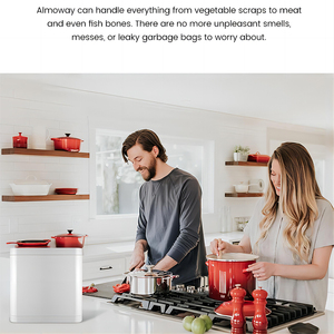 Chất lượng cao nóng bán thân thiện với môi điện chất thải thực phẩm sáng tác máy tự động hộ gia đình nhà bếp chất thải composter - Product Image 3