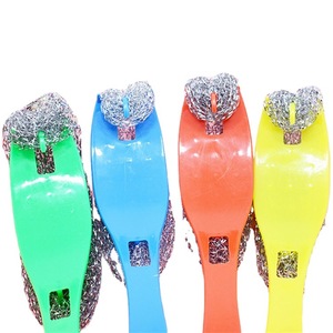 แปรงล้างจานขนเหล็กด้ามยาว, แปรงขัดคราบไขมัน, แปรงขัดหม้อ, แปรงทำความสะอาด, แปรงแขวนได้, แปรงขัดหม้อ, ดอลลาร์ - Product Image 1