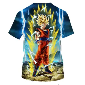 Aoyou-camisetas de manga corta con diseño de Anime japonés para hombre, camisetas con estampado Digital 3D, última moda