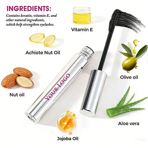 <span class=keywords><strong>Mascara</strong></span> personnalisé OEM avec logo, marque privée, fibres de soie, volumisant, recourbant, noir, 3D, waterproof, allongeant, maquillage, marque OBM - Product Image 4