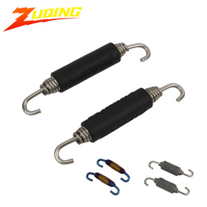 สปริงดันท่อไอเสียรถจักรยานยนต์ Zuqing ขนาด 60 มม. สแตนเลส ยางกันกระแทก ใช้ได้กับรถทั่วไป - Product Image 1