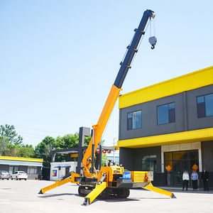 รถเครนแมงมุมขนาดเล็กแบบเคลื่อนที่ได้ 8.7 ตัน ได้รับการรับรองมาตรฐาน CE ขายส่ง รถเครนแมงมุมไฮดรอลิกแบบเคลื่อนที่ได้รุ่นใหม่ - Product Image 3