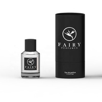 Flacon à parfum vide de qualité cylindre transparent en verre OEM 50 ml 100 ml bouteille de parfum avec boîtes cadeaux colorées pulvérisateur à pompe