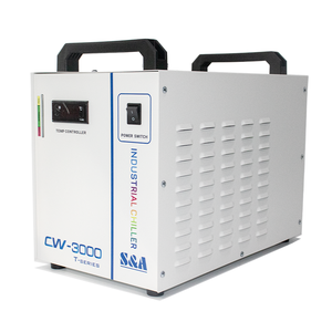 Tube laser <span class=keywords><strong>CO2</strong></span> Lihua S&A 220V 60W-130W, moteur de broche CNC, refroidisseur d'eau industriel CW3000, cœur de moteur de refroidissement industriel - Product Image 3