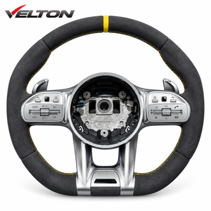 <span class=keywords><strong>Volant</strong></span> en cuir avec palettes de changement de vitesse LED noires pour Mercedes GLE <span class=keywords><strong>AMG</strong></span> 53 <span class=keywords><strong>2022</strong></span> - Accessoires intérieurs de voiture - Product Image 2