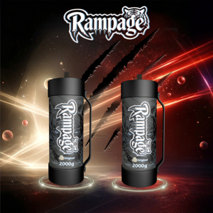 Rampage - Tanque de Helio Desechable al por Mayor de 3.3L, Puro 99.99%, 2kg, Metálico, para Compra a Granel, Cilindro de Gas Crema de Grado Alimenticio - Product Image 1