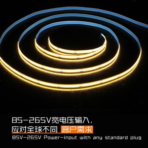 Bande LED COB sans scintillement, haute luminosité, 12V 24V, dimmable, flexible, lumière linéaire 480D pour la décoration domestique et commerciale - Product Image 2