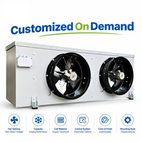 Refroidisseur d'air évaporatif industriel 10HP avec moteur à rotor externe DT et tambour d'air RP pour système de refroidissement de chambre froide