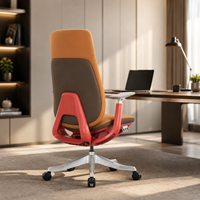 Foshan 2025 nouveau Design meubles de bureau à domicile dossier haut appui-tête réglable directeur exécutif PU cuir visiteur fauteuil inclinable