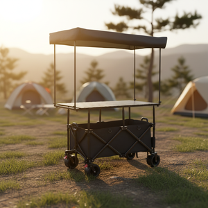 Chariot de camping pliable en tissu épais, type de table réglable et pliable, pour extérieur et événements, vente en gros - Product Image 2