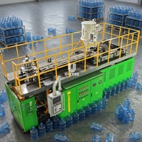 Machine de soufflage entièrement automatique pour la fabrication de bouteilles d'eau potable en plastique PC de 5 gallons (19 L)