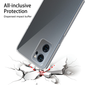 Funda trasera transparente de TPU para móvil, accesorios para <span class=keywords><strong>Oppo</strong></span> Reno 7 <span class=keywords><strong>Pro</strong></span> 5G 4 Lite <span class=keywords><strong>Find</strong></span> <span class=keywords><strong>X5</strong></span> A16K A15 Realme 8i 9 C21Y, 2,0mm - Product Image 4