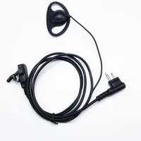 2Pin Advanced D Shape Open-Ear Wired Earhook PTT Headset Earpiece Mic Motorola CP040 Gp88S Gp300 Gp68 Gp2000 Gp88 Gp3188 EP450