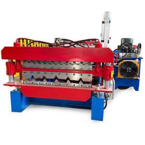 공장 가격 사다리꼴 패널 롤 성형 기계 골판지 지붕 시트 성형 기계 만들기 - Product Image 3