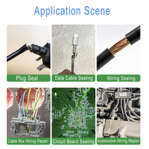Ruban adhésif liquide noir WBG à appliquer au pinceau pour le câblage et les connexions électriques - Product Image 3
