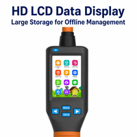 Lecteur portable d'étiquettes auriculaires pour animaux 134,2 kHz FDX B HDX ISO 11784-5 pour la gestion du bétail, des moutons et des exploitations agricoles