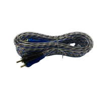Yüksek performans 2 erkek 2 erkek RCA fiş kablo bükümlü çift RCA ses kablosu dış çapı 3*6mm
