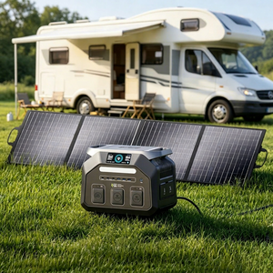สถานีพลังงานแสงอาทิตย์แบบพกพาสำหรับรถยนต์ German Spot MPPT 1024Wh 1800W พร้อมแผงโซลาร์เซลล์ 500W - Product Image 2