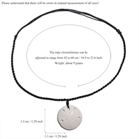 Collier pendentif en os de yak maori de Nouvelle-Zélande, sculpture de dollar de sable, fait à la main, totem tribal primitif, amulette, corde principalement en corne
