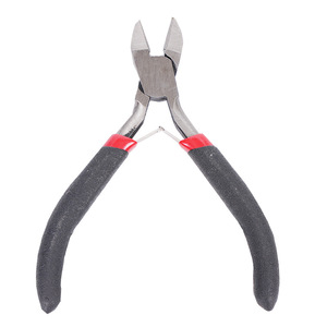 Mini Pliers 4.5 Inch Red Black Diagonal Pliers Chrome Vanadium Steel Wire Cutting Tool - Product Image 3