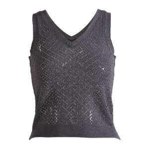 Phụ Nữ Của Chất Lượng Cao Trung Quốc-Bán buôn-Quần Áo Trọng Lượng Nhẹ V Cổ Không Tay Phụ Nữ Dệt Kim Áo Len - Product Image 2