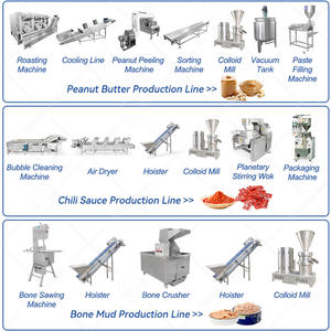 Molino de Carne, Huesos y Almendras OCEAN, 100 <span class=keywords><strong>Kg</strong></span> por Hora, Máquina Industrial Mini para Hacer Pasta de Maní y Tahini Natural - Product Image 5