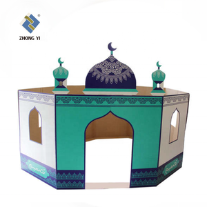 Casetta da gioco <span class=keywords><strong>Masjid</strong></span> personalizzata fai-da-te per bambini casetta da gioco moschea in cartone - Product Image 5