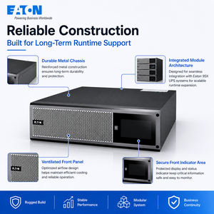 <span class=keywords><strong>Eaton</strong></span> <span class=keywords><strong>9SX</strong></span> Serie UPS 3000VA Torre Batería incorporada Máquina estándar Protección contra fallas de energía Paquete de batería <span class=keywords><strong>Eaton</strong></span> 9SXEBM384RT6U - Product Image 5