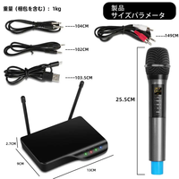 Microphone sans fil portable en métal à double canal UHF multifonctionnel DX6, adapté au karaoké, à la scène d'église
