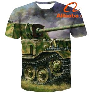 Fashion <span class=keywords><strong>Slim</strong></span> 3D Tank t-shirt uomo War <span class=keywords><strong>Anime</strong></span> Clothes Field Team Building Tshirt magliette stampate Casual manica corta Hip Hop - Product Image 2