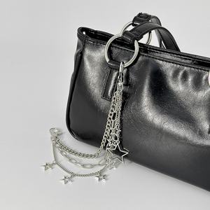 Llavero con Colgante de Estrella de Cinco Puntas Multicapa Estilo Hip Hop, Unisex, para Uso Diario, Cadena para Cartera, Decoración para Jeans, Joyería de Moda, Regalo - Product Image 3